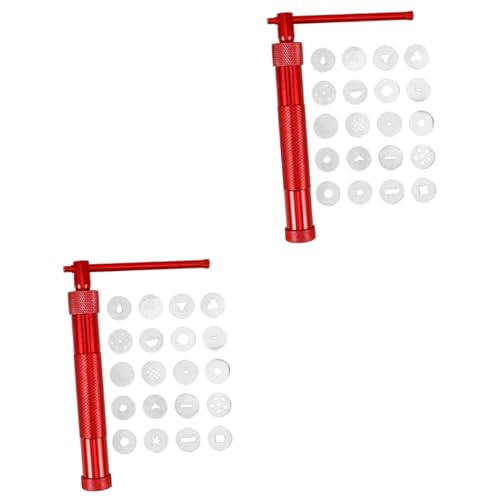 HOODANCOS 2sätze Extruder-Set Für Polymer Teiliges Edelstahl-Werkzeug Mit Verschiedenen Formen Für Kreative Bastelprojekte Und Töpferarbeiten Für Anfänger Und Profis HOODANCOS 2sätze Extruder-Set Für Polymer Teiliges Edelstahl-Werkzeug Mit Verschiedenen Formen Für Kreative Bastelprojekte Und Töpferarbeiten Für Anfänger Und Profis von HOODANCOS