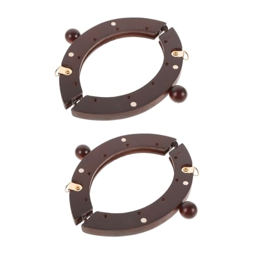 HOODANCOS 2 Sätze Holzgriff Stilvoll Zubehör handhaben Herstellung Handtaschenversorgung Handtaschengriffe Ersatz-Geldbörsengriff Taschengriff selber Machen DIY-Taschenversorgung Coffee HOODANCOS 2 Sätze Holzgriff Stilvoll Zubehör handhaben Herstellung Handtaschenversorgung Handtaschengriffe Ersatz-Geldbörsengriff Taschengriff selber Machen DIY-Taschenversorgung Coffee von HOODANCOS