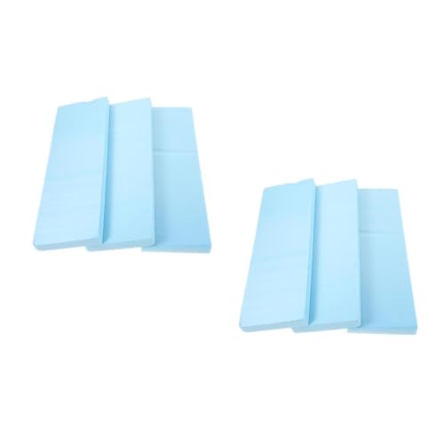 HOODANCOS 2 Sätze Schaumstoffplatte Modellieren Rechteckig Mousse Modellierschaumblöcke Dicht Blau Spannbettlaken Modellbaumaterialien Polystyrolblöcke Sky-Blue 3 Stück * 2 HOODANCOS 2 Sätze Schaumstoffplatte Modellieren Rechteckig Mousse Modellierschaumblöcke Dicht Blau Spannbettlaken Modellbaumaterialien Polystyrolblöcke Sky-Blue 3 Stück * 2 von HOODANCOS