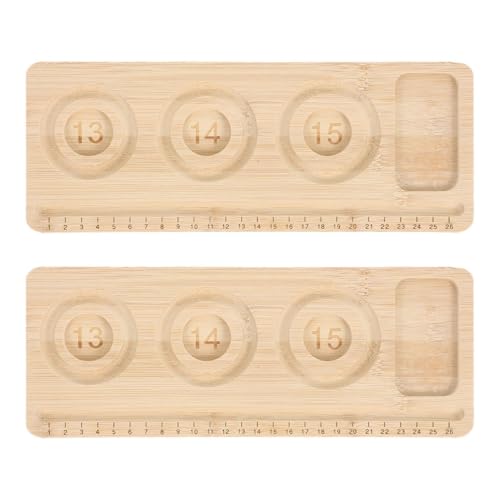 HOODANCOS 2 Stück Armbandhalter Tablett mit Mehreren Fächern für DIY Projekte und Kreative Perlenorganisation HOODANCOS 2 Stück Armbandhalter Tablett mit Mehreren Fächern für DIY Projekte und Kreative Perlenorganisation von HOODANCOS