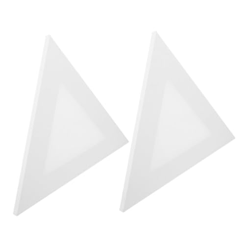 HOODANCOS 2 Stück Dreieckige Leinwandrahmen Leicht Tragbar Robuster Öl Acrylmalerei Rahmen für Künstler Studenten und Dekoration Moderne Kunsttafeln zum Malen und Präsentieren von HOODANCOS