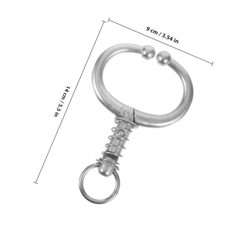 HOODANCOS 2 Stück Edelstahl Rinder Nasenring Mittlere Rostfrei Federbelastet Stabile Zugkraft Langlebiges Viehzubehör für Bauernhof und Veterinär Einfach zu Bedienen Wiederverwendbar HOODANCOS 2 Stück Edelstahl Rinder Nasenring Mittlere Rostfrei Federbelastet Stabile Zugkraft Langlebiges Viehzubehör für Bauernhof und Veterinär Einfach zu Bedienen Wiederverwendbar von HOODANCOS