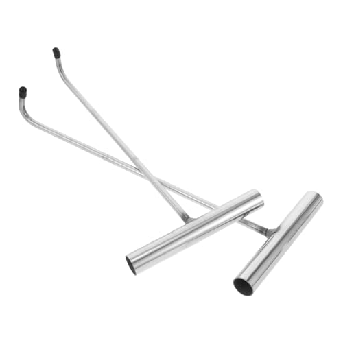 HOODANCOS 2 Stück Edelstahl Schachthaken Ziehhaken Hebehaken für Kanaldeckel Schwerlast Rostfrei Vielseitig Einsetzbar für Türen und Rahmen von HOODANCOS