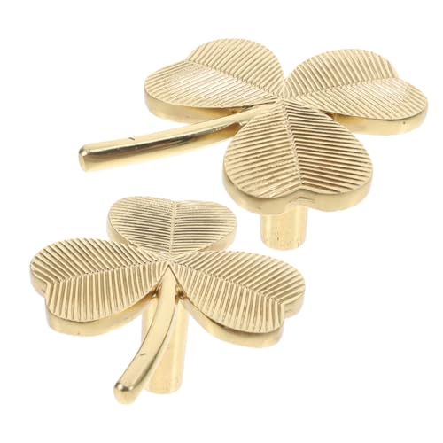HOODANCOS 2 Stück Messinggriffe Für Kommoden Schubladen Kleiderschrank Türgriffe Bronzefarbene Schrankgriffe Einzigartiger Schrankgriff Vintage Metallgriffe Messing Kleeblatt Griff HOODANCOS 2 Stück Messinggriffe Für Kommoden Schubladen Kleiderschrank Türgriffe Bronzefarbene Schrankgriffe Einzigartiger Schrankgriff Vintage Metallgriffe Messing Kleeblatt Griff von HOODANCOS