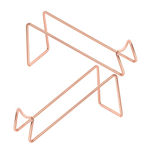 HOODANCOS 2 Stück Metall Weinhalter Rosegold Einzeln Weinflaschenhalter Modern Kleines Weinregal Stabiles Flaschenständer für Tischdekoration Wohnzimmer Küche Bar HOODANCOS 2 Stück Metall Weinhalter Rosegold Einzeln Weinflaschenhalter Modern Kleines Weinregal Stabiles Flaschenständer für Tischdekoration Wohnzimmer Küche Bar von HOODANCOS