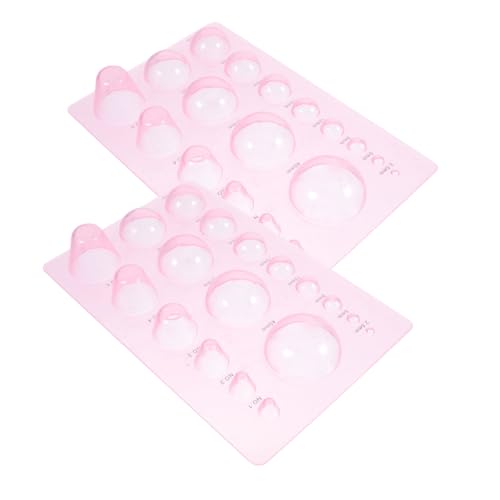 HOODANCOS 2 Stück Papierformer Basteln Gestalter Werkzeug Quilling-bordüre Mini Quilling Quilling Schablone Quilling Geschlitzt Papierquillingschablone Herstellung Anfänger Rosa Plastik von HOODANCOS
