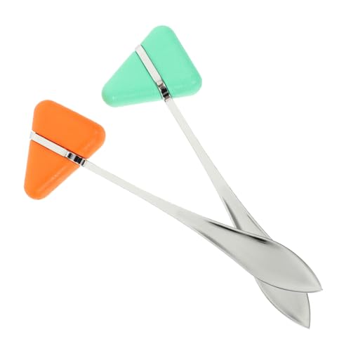 HOODANCOS 2 Stück Reflexhammer Teiliges Dreieckiger Plexor aus Zinklegierung Medizinischer Muskeltest Hammer für mit Langem Griff und Präziser Sehnenpercussion Zufällige HOODANCOS 2 Stück Reflexhammer Teiliges Dreieckiger Plexor aus Zinklegierung Medizinischer Muskeltest Hammer für mit Langem Griff und Präziser Sehnenpercussion Zufällige von HOODANCOS