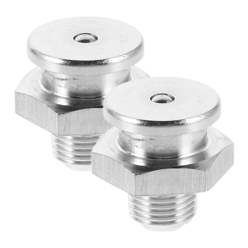HOODANCOS 2 Stück Schmierdüsen Schmiernippel Zubehör Zerk Schmiernippel Hydraulikarmatur Zubehör Schmiernippel Kits Gerades Gewinde Schmiernippel Silber HOODANCOS 2 Stück Schmierdüsen Schmiernippel Zubehör Zerk Schmiernippel Hydraulikarmatur Zubehör Schmiernippel Kits Gerades Gewinde Schmiernippel Silber von HOODANCOS