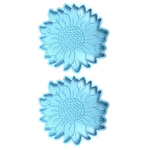 HOODANCOS 2 Stück Silikonform für Untersetzer Sonnenblumenform Wiederverwendbare Gießformen für Kreative Resin Dekorationen und Handwerksprojekte HOODANCOS 2 Stück Silikonform für Untersetzer Sonnenblumenform Wiederverwendbare Gießformen für Kreative Resin Dekorationen und Handwerksprojekte von HOODANCOS