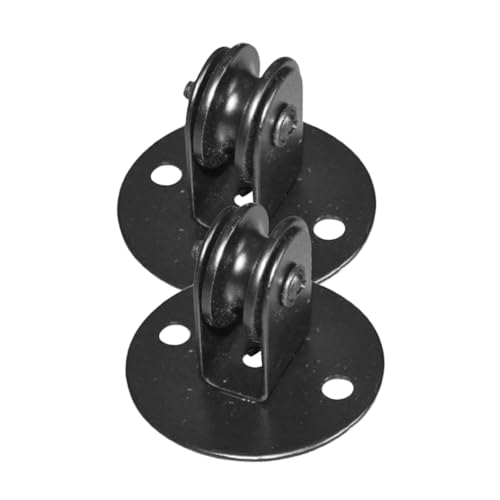 HOODANCOS 2 Stück Teiliges Decken umlenkrollen für Hängelampen Kleine Multifunktionale Seilrollen zur Deckenmontage Geeignet für Wohnraum Küche Schlafzimmer Einfache Installation von HOODANCOS