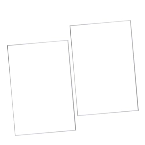HOODANCOS 2stücke Große Transparente Acrylplatten Für Malpalette Aquarell Mischpalette Praktisches Farbtablett Für Künstler Für Acryl Und Wasserfarben HOODANCOS 2stücke Große Transparente Acrylplatten Für Malpalette Aquarell Mischpalette Praktisches Farbtablett Für Künstler Für Acryl Und Wasserfarben von HOODANCOS
