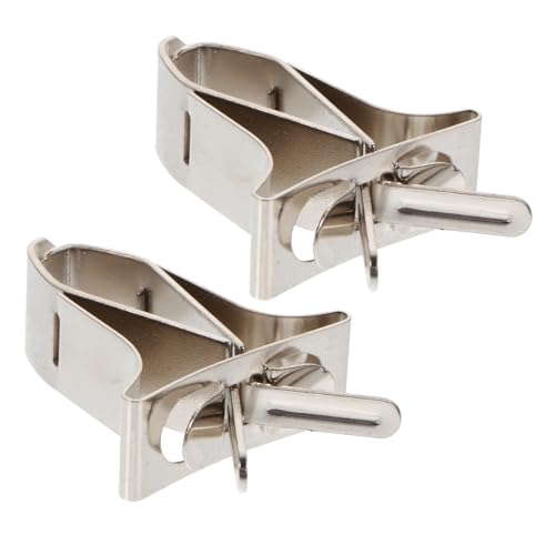 HOODANCOS 2 Stück Vogelkäfig Futterklemme aus Edelstahl Futterhalter für Papageien Hirsehalter Futterclips zur Hygienischen Fixierung von Obst Gemüse Geeignet für Vogelkäfige Kleintiere HOODANCOS 2 Stück Vogelkäfig Futterklemme aus Edelstahl Futterhalter für Papageien Hirsehalter Futterclips zur Hygienischen Fixierung von Obst Gemüse Geeignet für Vogelkäfige Kleintiere von HOODANCOS