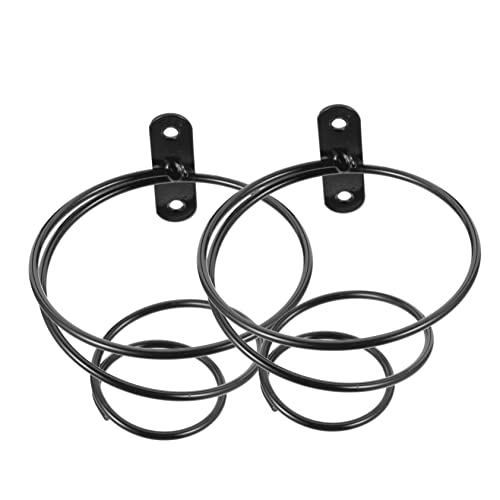 HOODANCOS 2 Stück Wand weinregal Spiral Weinhalter Metall Wandmontage Flaschenhalter für Kleine Weinflaschen Weinaufbewahrung Dekoration Küche Bar für Weinliebhaber von HOODANCOS