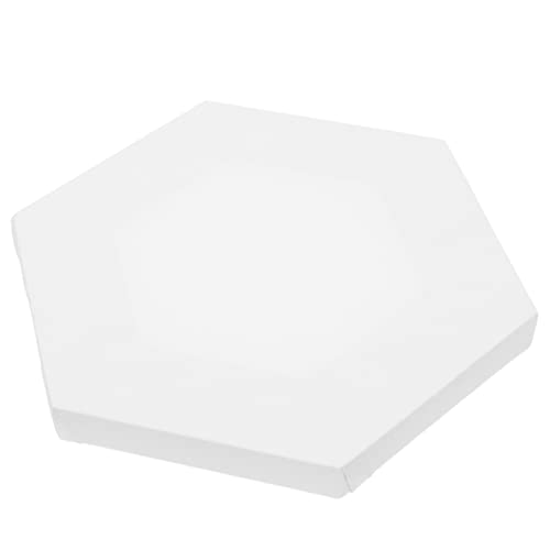 HOODANCOS 2stücke Unregelmäßige Malplatte Für Studenten Acryl Rahmen Hexagon-Form Für Öl Acryl Und Temperafarbe Kreatives Zeichenbrett Für Künstler Und -Fans von HOODANCOS