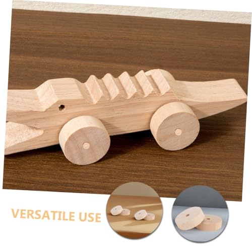 HOODANCOS 20 Stück Teiliges Natürliche Holzräder mit DIY Spielzeugauto Zubehör Sichere Glatte Oberfläche Einfach zu Montieren für Bastelmodelle und Kinderprojekte HOODANCOS 20 Stück Teiliges Natürliche Holzräder mit DIY Spielzeugauto Zubehör Sichere Glatte Oberfläche Einfach zu Montieren für Bastelmodelle und Kinderprojekte von HOODANCOS