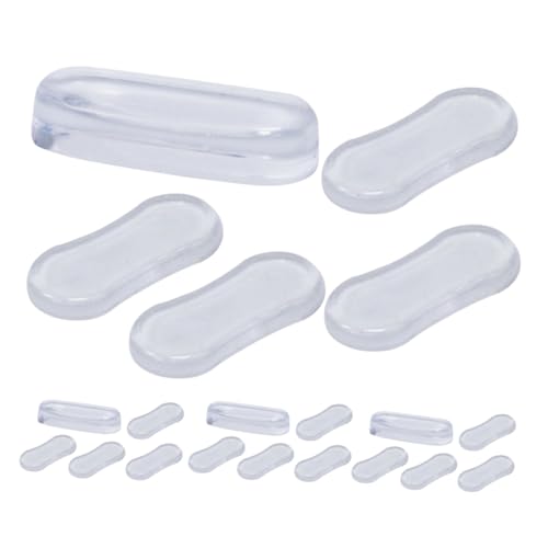 HOODANCOS 20 Stück Teiliges Toilettensitz Transparent Silikonbeschichtet mit Selbstklebenden Polstern Geräuschdämpfende Rutschfeste Dämpfer für Sanftes Geräuscharmes Schließen Des Wc Deckels HOODANCOS 20 Stück Teiliges Toilettensitz Transparent Silikonbeschichtet mit Selbstklebenden Polstern Geräuschdämpfende Rutschfeste Dämpfer für Sanftes Geräuscharmes Schließen Des Wc Deckels von HOODANCOS