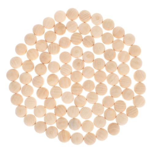 HOODANCOS 200stücke Halb Holz Perlen Zum Basteln Naturalfarbige Diy-perlen Aus Holz Hemisphären Für Handwerk Schmuckherstellung Und Dekoration HOODANCOS 200stücke Halb Holz Perlen Zum Basteln Naturalfarbige Diy-perlen Aus Holz Hemisphären Für Handwerk Schmuckherstellung Und Dekoration von HOODANCOS