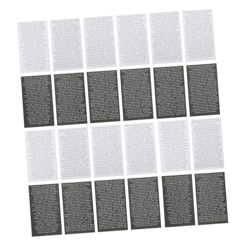 HOODANCOS 24Blätter DIY Aufkleber Dekorative Sticker mit Positiven Sprüchen für Tagebuch und Scrapbooking für Projekte und Notizbücher HOODANCOS 24Blätter DIY Aufkleber Dekorative Sticker mit Positiven Sprüchen für Tagebuch und Scrapbooking für Projekte und Notizbücher von HOODANCOS