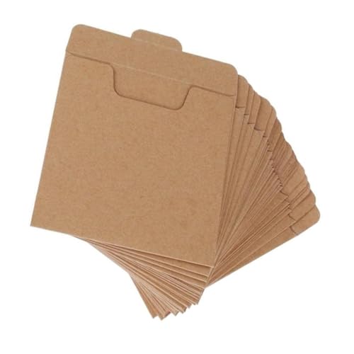 HOODANCOS 25 Stück Kraftpapier CD Hüllen Robuste Tragbare Aufbewahrung für DVDs Effektiver Kratzschutz und Platzsparendes Design für Haushalt Archivierung HOODANCOS 25 Stück Kraftpapier CD Hüllen Robuste Tragbare Aufbewahrung für DVDs Effektiver Kratzschutz und Platzsparendes Design für Haushalt Archivierung von HOODANCOS