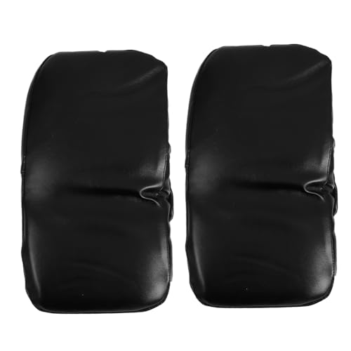 HOODANCOS Armlehnenkissen für Bürostühle 2 Stück Memory Schaum Abnehmbar PU Leder Ergonomisch für Gaming und Computerstühle von HOODANCOS