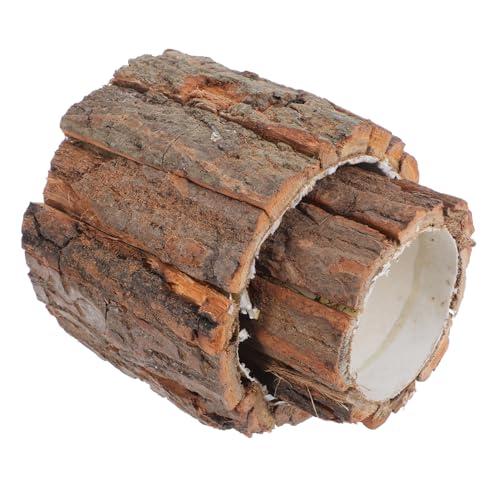 HOODANCOS 2Stücke Holzrinden Rustikaler Sukkulenten Übertopf Dekorativer Pflanztopf im Design für Garten und Innenräume von HOODANCOS