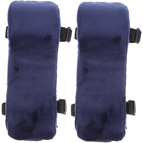 HOODANCOS 2Stücke Memory Foam Armlehnenpolster Ergonomische Armlehne Abdeckung Rutschfester Geeignet für Büro und Gaming Stühle Atmungsaktives Design für Komfort von HOODANCOS