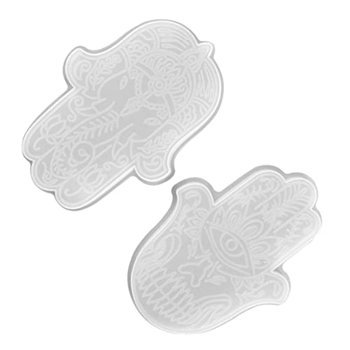 HOODANCOS 2 Stücke Silikonformen für Selbstgemacht Hand Epoxidharz Gießformen Wiederverwendbare Handwerk Formen für Kreative Dekorationen von HOODANCOS