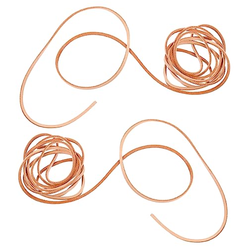 HOODANCOS 2er Pack 4M DIY Echtleder Schnur Aus Rindsleder Für Handwerk Und Schmuckherstellung 3mm Breite Kordel Für Perlenarmbänder Und Bastelprojekte HOODANCOS 2er Pack 4M DIY Echtleder Schnur Aus Rindsleder Für Handwerk Und Schmuckherstellung 3mm Breite Kordel Für Perlenarmbänder Und Bastelprojekte von HOODANCOS