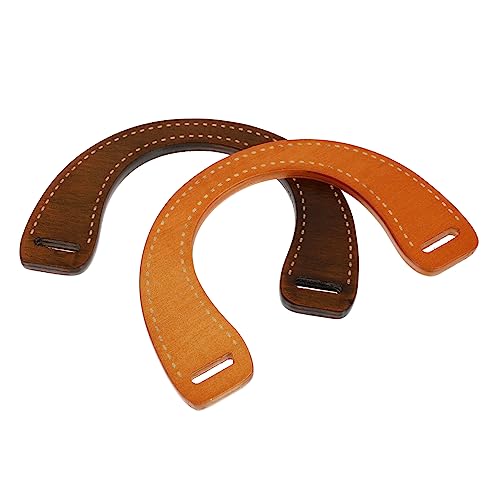 HOODANCOS 2stücke Handtaschen Ersatzgriffe Aus Holz Tragetaschen Griffe Für Kreative Projekte Leicht Und Stabil Für Handtaschen Laptoptaschen Und Mehr von HOODANCOS