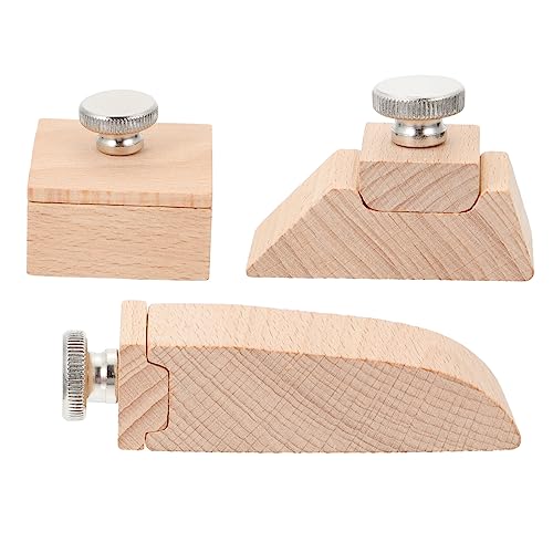 HOODANCOS 3 STÜCKE Teiliges Holz Sandpapierhalter für Lederbearbeitung Schleifwerkzeug für DIY Projekte Langlebig und Effizient für Handwerk und Polieren von HOODANCOS