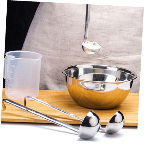 HOODANCOS 3 Stück Edelstahl Suppenkelle Schöpflöffel mit Langem Ergonomischem Griff Poliert Spülmaschinengeeignet Vielseitig für Suppe Servieren Buffet Gastronomie von HOODANCOS