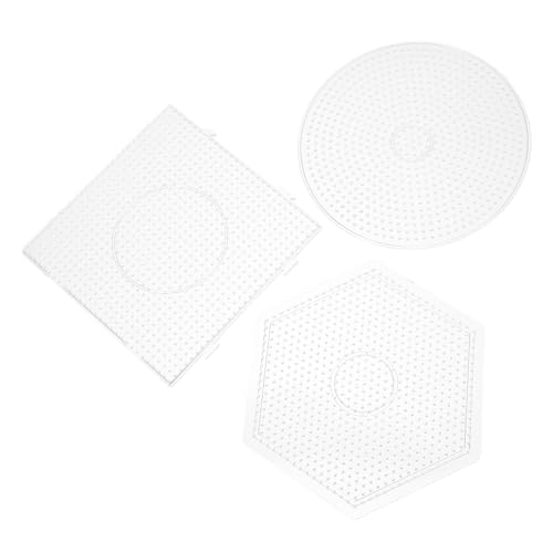 HOODANCOS 3 Stück Steckperlen Boards Klare Kunststoff Platten für DIY Bastelwerkzeug Formen Sechseckig Kreativität und Feinmotorik HOODANCOS 3 Stück Steckperlen Boards Klare Kunststoff Platten für DIY Bastelwerkzeug Formen Sechseckig Kreativität und Feinmotorik von HOODANCOS