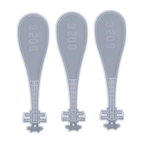 HOODANCOS 3 Stück Teiliges DIY Silikonform für Lesezeichen Hochflexible und Transparente Gießform für Handgefertigte Schmuck und Bastelprojekte zum Kreativsein und Verschenken von HOODANCOS