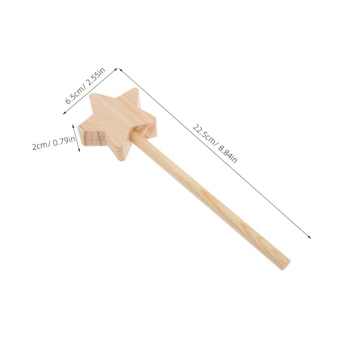 HOODANCOS 3 Stück Teiliges Unbemalte Holz stern zauberstäbe für DIY Basteln Lackierbare Sternstäbe als Kreative Partydekoration und Accessoire für Mädchen und Prinzessinnen HOODANCOS 3 Stück Teiliges Unbemalte Holz stern zauberstäbe für DIY Basteln Lackierbare Sternstäbe als Kreative Partydekoration und Accessoire für Mädchen und Prinzessinnen von HOODANCOS