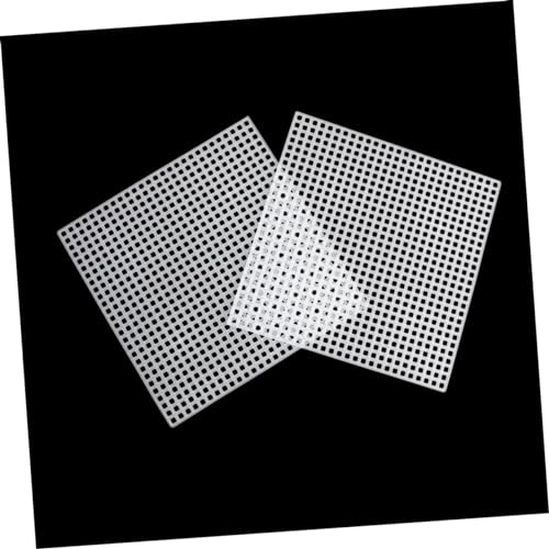 HOODANCOS 30 Stück DIY Kunststoff Mesh Netz für Kreuzstich Bastelprojekte Vielseitig Einsetzbar Zuschneidbar Robustes Material für Handarbeiten von HOODANCOS