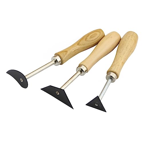 HOODANCOS 3Stücke Töpferei Reparaturwerkzeuge Professionelles Clay Fettling Tool für Modellierung und DIY Tonarbeiten Ergonomisches Design für Einfaches Handling Langlebig von HOODANCOS