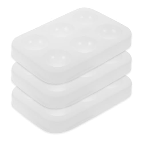 HOODANCOS 3stücke Farbbehälter Aus Silikon Aquarellpigment-mischschale Kleine Malpalette Für Künstler Und Heimwerker von HOODANCOS