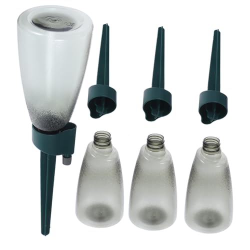 HOODANCOS 4 Sätze Automatisches Bewässerungssystem Einstellbarem Tropfventil für Topfpflanzen und Garten Selbstregulierende Bewässerungshilfe für Innen Außenpflanzen Langsame Wasserabgabe von HOODANCOS