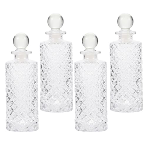 HOODANCOS 4 Stücke Leere Aromaflaschen für Ätherische Öle 150ml Duft Diffusoren Aromatherapie Flasche mit Verschluss für Home Dekoration Badezimmer Schlafzimmer Wohnzimmer HOODANCOS 4 Stücke Leere Aromaflaschen für Ätherische Öle 150ml Duft Diffusoren Aromatherapie Flasche mit Verschluss für Home Dekoration Badezimmer Schlafzimmer Wohnzimmer von HOODANCOS