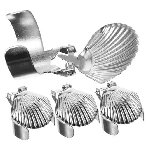 HOODANCOS 4 Stück Automatischer Kerzenlöscher Metall Sicherer Flammenlösch Werkzeug für Haushalt Schützt Docht Geeignet für Duft Teelicht Aromakerzen Stilvolles Design für Kerzenliebhaber von HOODANCOS