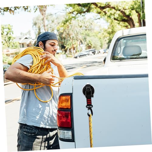 HOODANCOS 4 Stück Drehbare Saugnapf-haken mit Starkem Vakuum-sauger und Strapazierfähigem Nylonband Einsetzbar für Auto-markisen Schlüssel Taschen und Küchenutensilien Einfache Montage ohne HOODANCOS 4 Stück Drehbare Saugnapf-haken mit Starkem Vakuum-sauger und Strapazierfähigem Nylonband Einsetzbar für Auto-markisen Schlüssel Taschen und Küchenutensilien Einfache Montage ohne von HOODANCOS