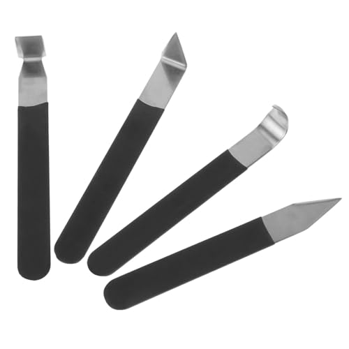 HOODANCOS Ton-skulptur-Werkzeug-Set Keramik-schnitzmesser 4 Verschiedene Aus Edelstahl von HOODANCOS