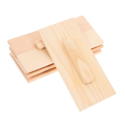 HOODANCOS 4stücke Titel Teiliges Holz Seifenform Deckel Rechteckige Seifenbox Abdeckung Für Seifenherstellung Robuste Benutzerfreundliche Seifenmold Zubehör von HOODANCOS