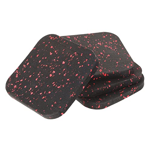 HOODANCOS 4 Stück Laufbandmatten Set Bodenschutzmatte für Fitnessgeräte Geräuschdämpfung und Vibrationsschutz für und Studiotraining Schwarz mit Rot HOODANCOS 4 Stück Laufbandmatten Set Bodenschutzmatte für Fitnessgeräte Geräuschdämpfung und Vibrationsschutz für und Studiotraining Schwarz mit Rot von HOODANCOS