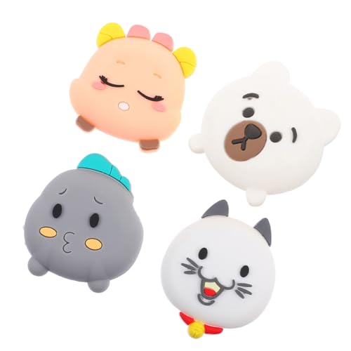 HOODANCOS 4 Stück Selbstklebende Cartoon Türstopper aus Silikon Rutschfeste Gummipuffer für Wände und Möbel Geräuschdämpfende Stoßfeste Türpuffer für Zuhause und Büro HOODANCOS 4 Stück Selbstklebende Cartoon Türstopper aus Silikon Rutschfeste Gummipuffer für Wände und Möbel Geräuschdämpfende Stoßfeste Türpuffer für Zuhause und Büro von HOODANCOS