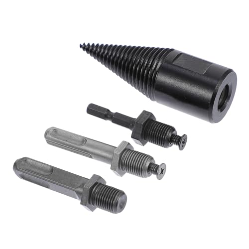 HOODANCOS 4 Stück Teiliges Holzspalter Bohrer aus Hochhärtetem Verschleißfest und Langlebig Integrierte Konstruktion mit Rutschfestem Griff Geeignet für Bohrmaschine und Holzspalten im HOODANCOS 4 Stück Teiliges Holzspalter Bohrer aus Hochhärtetem Verschleißfest und Langlebig Integrierte Konstruktion mit Rutschfestem Griff Geeignet für Bohrmaschine und Holzspalten im von HOODANCOS