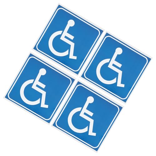HOODANCOS 4 Stück Teiliges aufkleber Selbstklebende Wetterfeste Behinderten symbole für Auto Fenster Tür Praktischer Behindertenhinweis Einfach Anzubringen Vielseitig Verwendbar HOODANCOS 4 Stück Teiliges aufkleber Selbstklebende Wetterfeste Behinderten symbole für Auto Fenster Tür Praktischer Behindertenhinweis Einfach Anzubringen Vielseitig Verwendbar von HOODANCOS