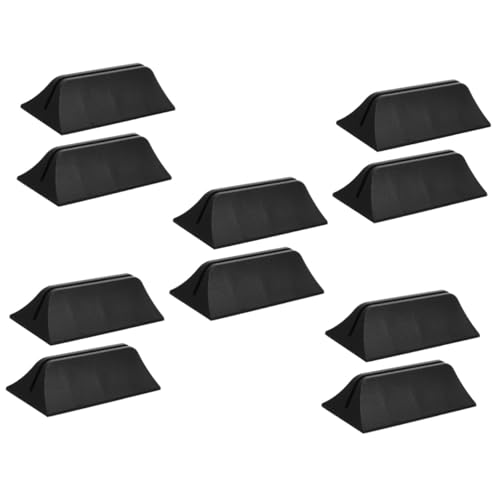 HOODANCOS 5 Sätze Desktop Mobile Clip Raumteiler Privatsphäre Sichtschutz-Clip Bildschirmteiler Clips Schreibtisch Bildschirmtrennklemme Spleißen Hustenschutz Plastik Schwarz 2 Stücke * 5 von HOODANCOS