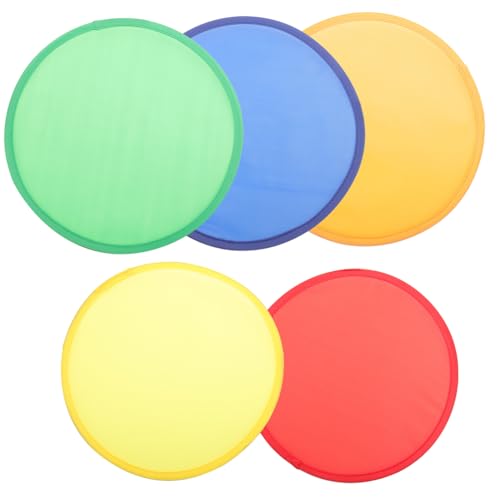 HOODANCOS 5 Stück Faltbare Runde Handfächer Leichter Japanischer Stil Kompakt und Tragbar Praktische Sommeraccessoires für Hochzeit Festival Alltag Vielseitig Nutzbar und Einfach zu von HOODANCOS