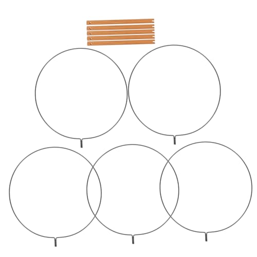 HOODANCOS 5 Stück Handgefertigte Fächerrahmen für DIY Projekte für Hochzeiten Partys und Veranstaltungen Kompatibel mit Hanfu Langlebig und Rund von HOODANCOS